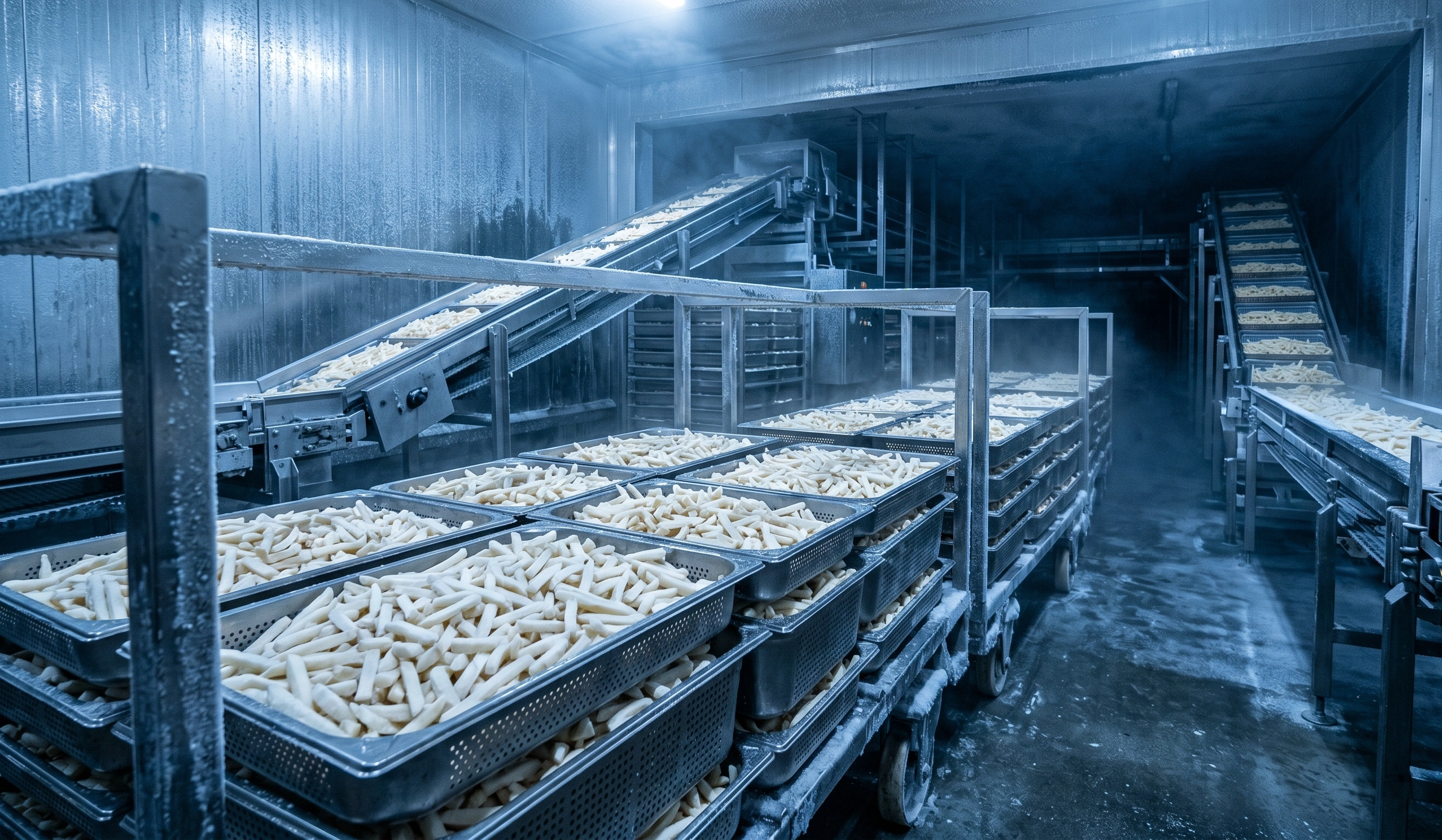 IQF freezing process to lock freshness